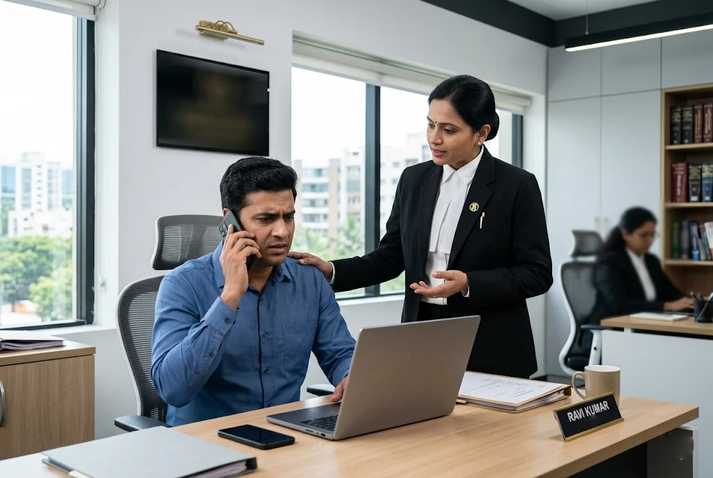 Digital arrest scam in India victim getting legal help in Bengaluru