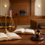 Courtroom tools illustrating difference between anticipatory bail and regular bail