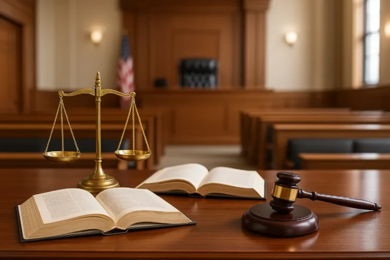Courtroom tools illustrating difference between anticipatory bail and regular bail