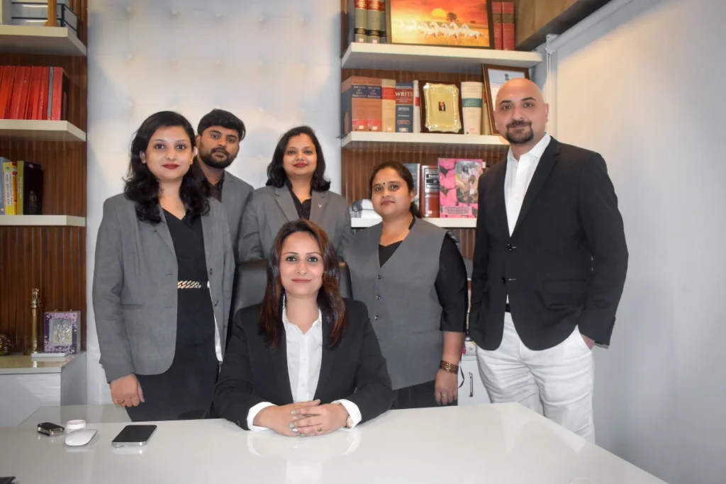 Kapil Dixit LLP management team group photo at the Bangalore law office