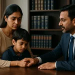 Indian family consulting lawyer on domestic violence law India in Bengaluru office