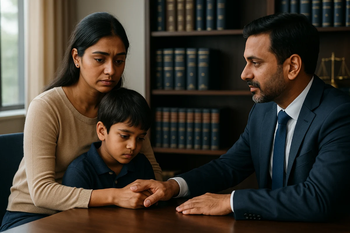 Indian family consulting lawyer on domestic violence law India in Bengaluru office