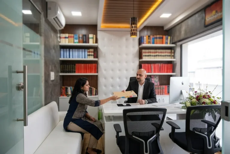 Indian client consulting lawyer in Bengaluru to move case to another location