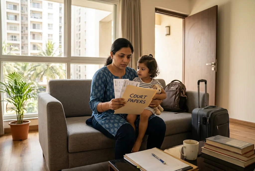 Grounds for transfer petition in divorce in Bengaluru with child care and travel hardship